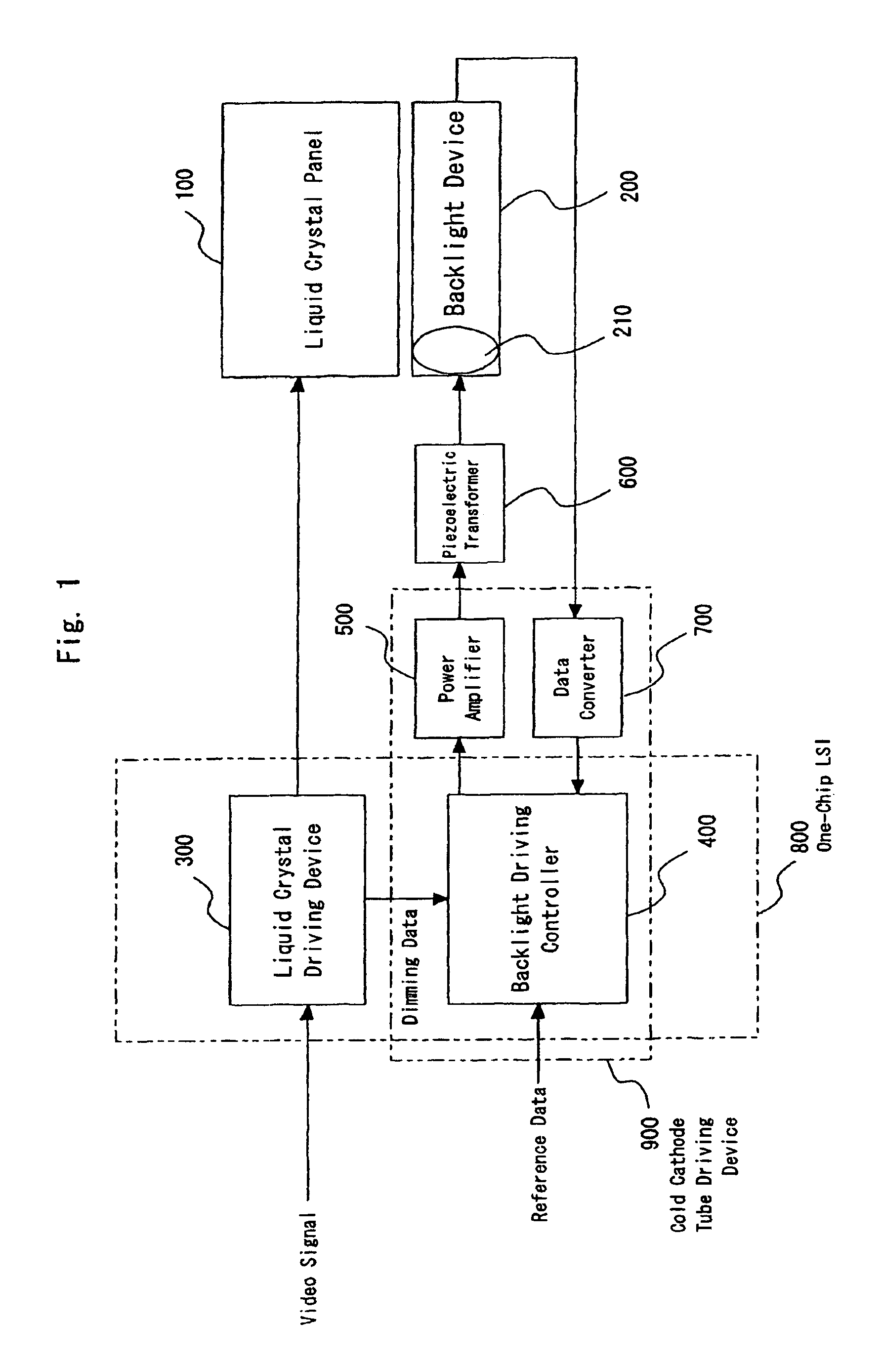 Cold-cathode driver and liquid crystal display