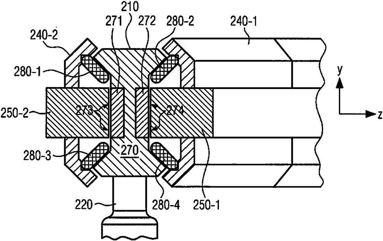 Linear transport system with minimal transport spacing