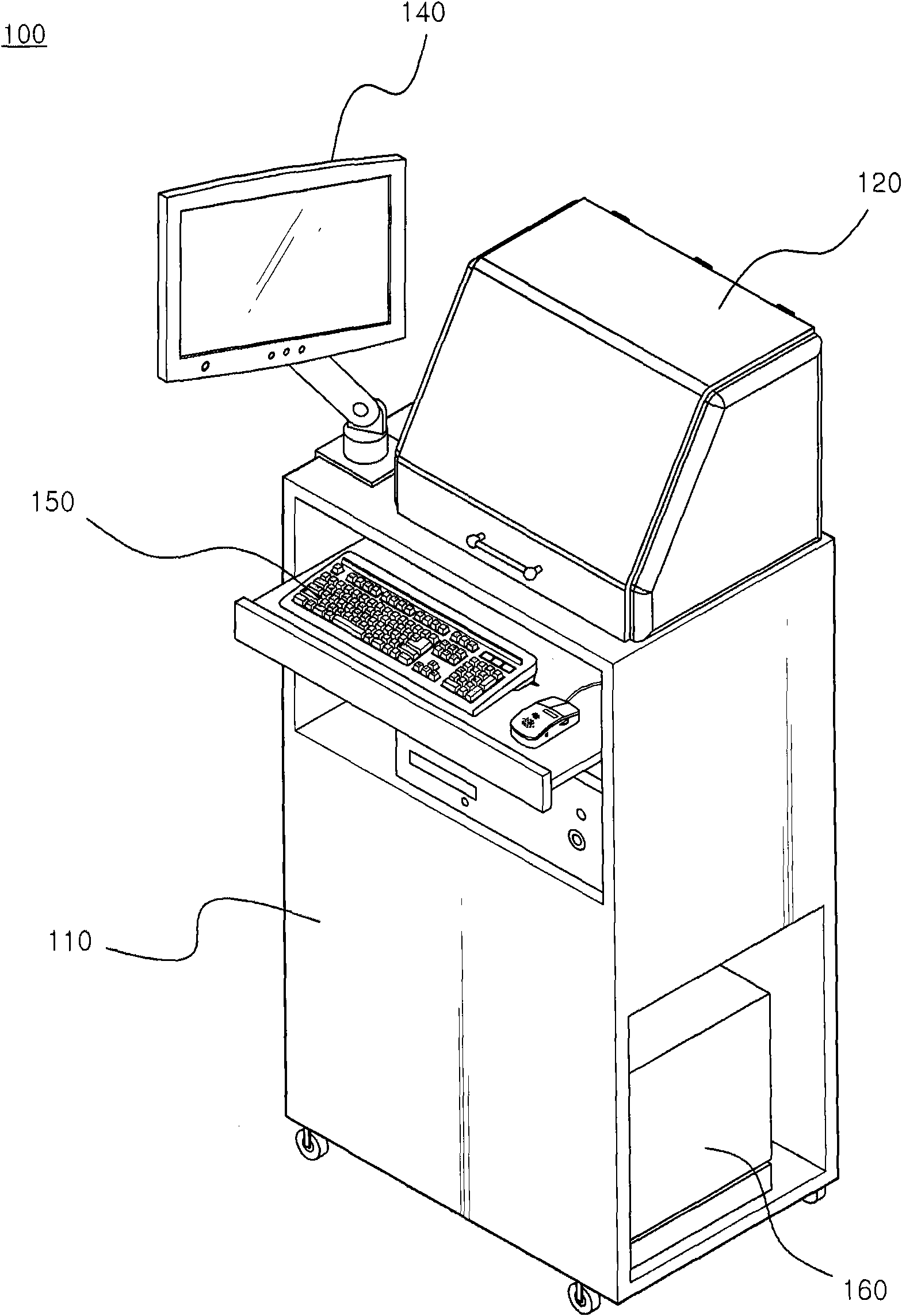Device for automatically measuring viscosity of liquid