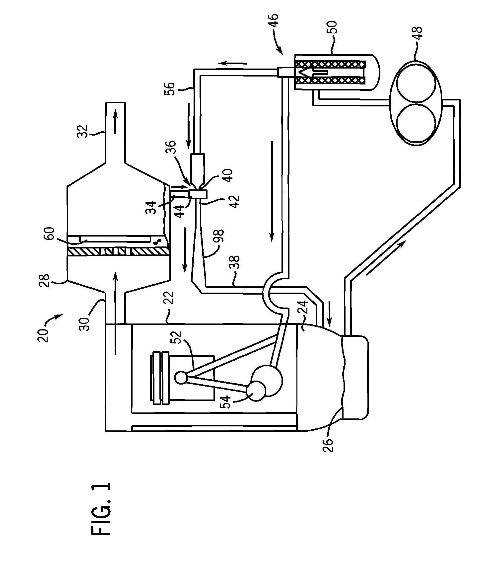 Crankcase Ventilation System with Pumped Scavenged Oil