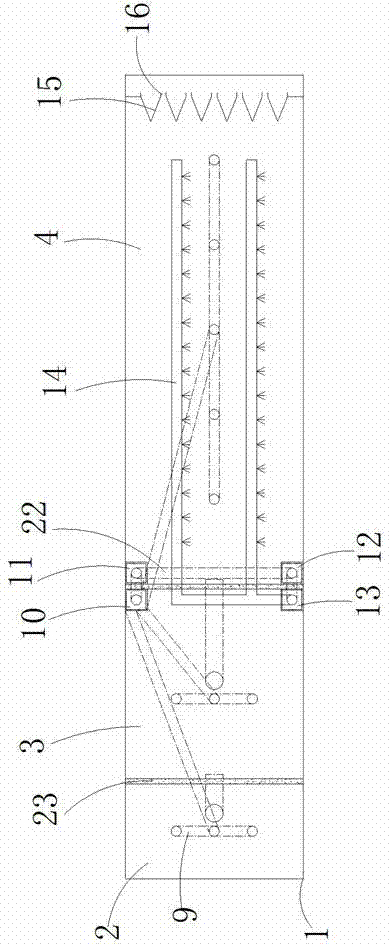 Penaeus vannamei Boone sectional step type circulating integration culturing system and culturing method