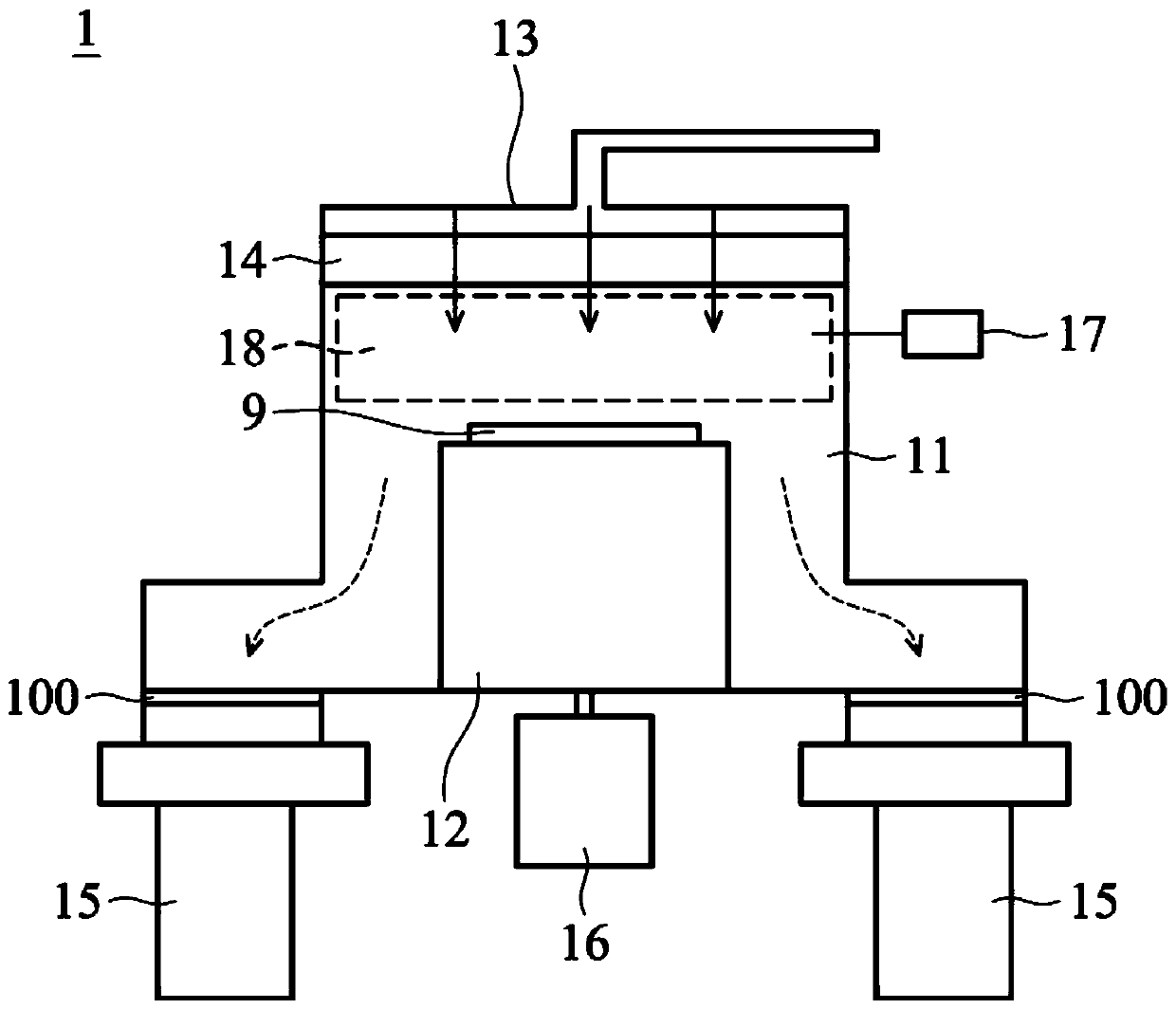 Etching reaction equipment and its throttle valve