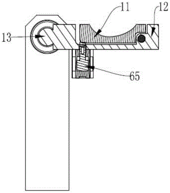 Turnover mechanism of film sticking machine for hook face member