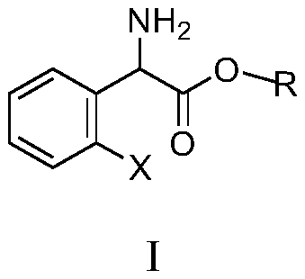 Substituted aromatic ring phenylglycine fatty alcohol ester resolution method