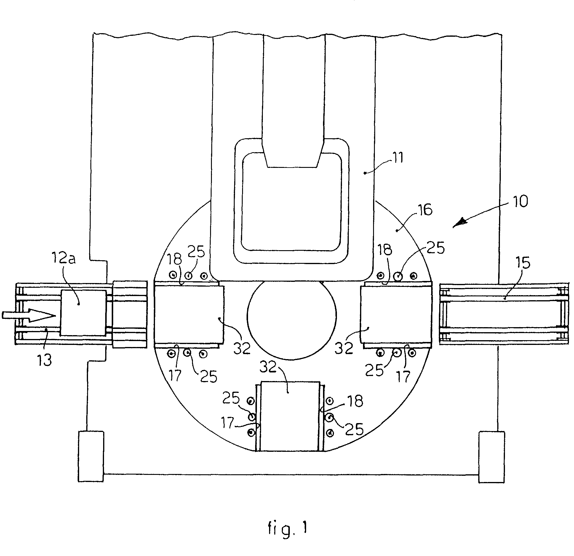 Positioning device to position one or more plates of electronic circuits, in a metal deposition unit