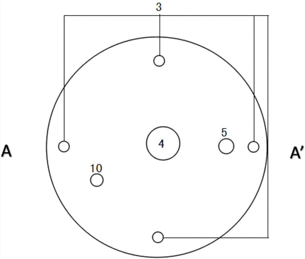 Water inlet device and water inlet method for anaerobic reactor