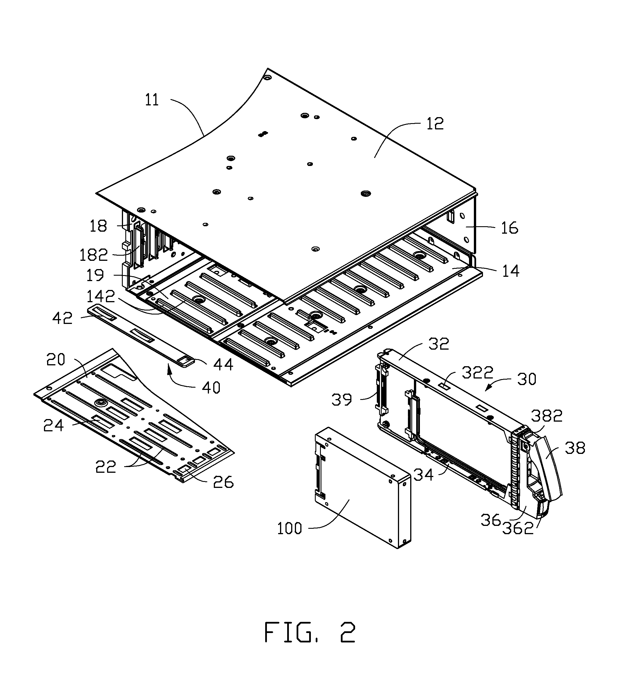 Mounting apparatus for data storage device