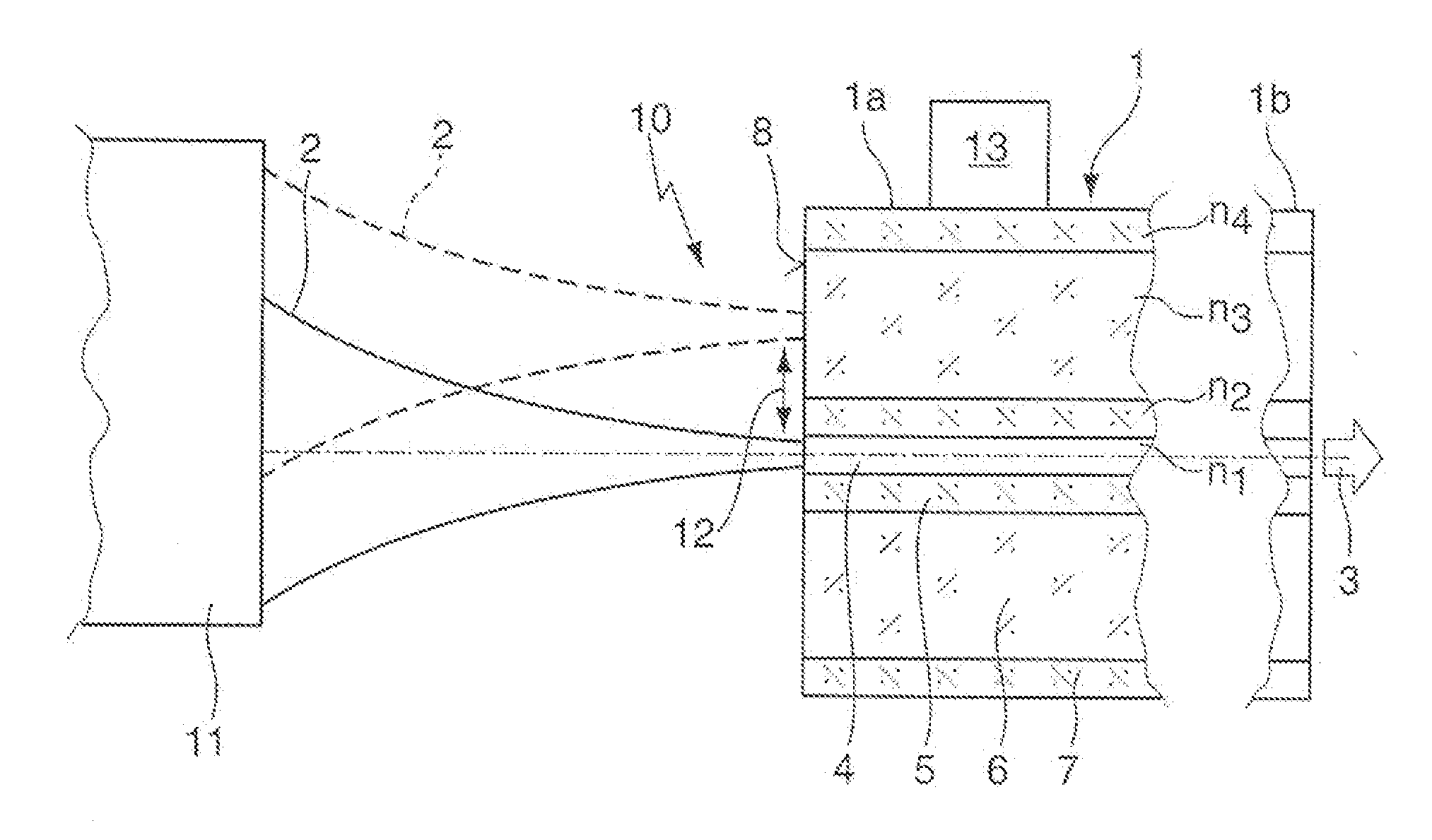 Method And Arrangement for Generating A Laser Beam Having A Differing Beam Profile Characteristic By Means Of A Multi-Clad Fiber