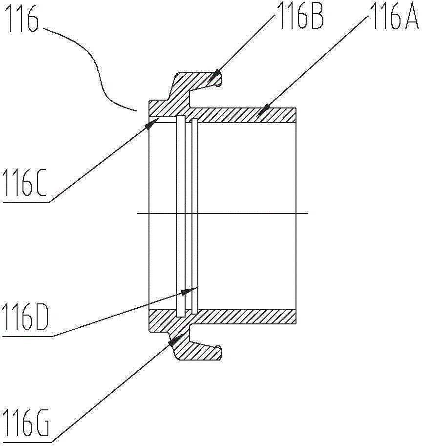 Agitator and shaft end sealing structure thereof and shaft end sealing structure installation method