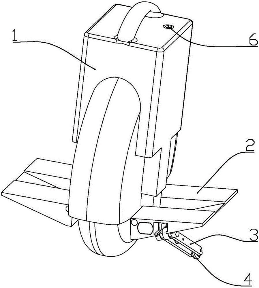 Self-balancing wheelbarrow with automatic gravity center adjusting function