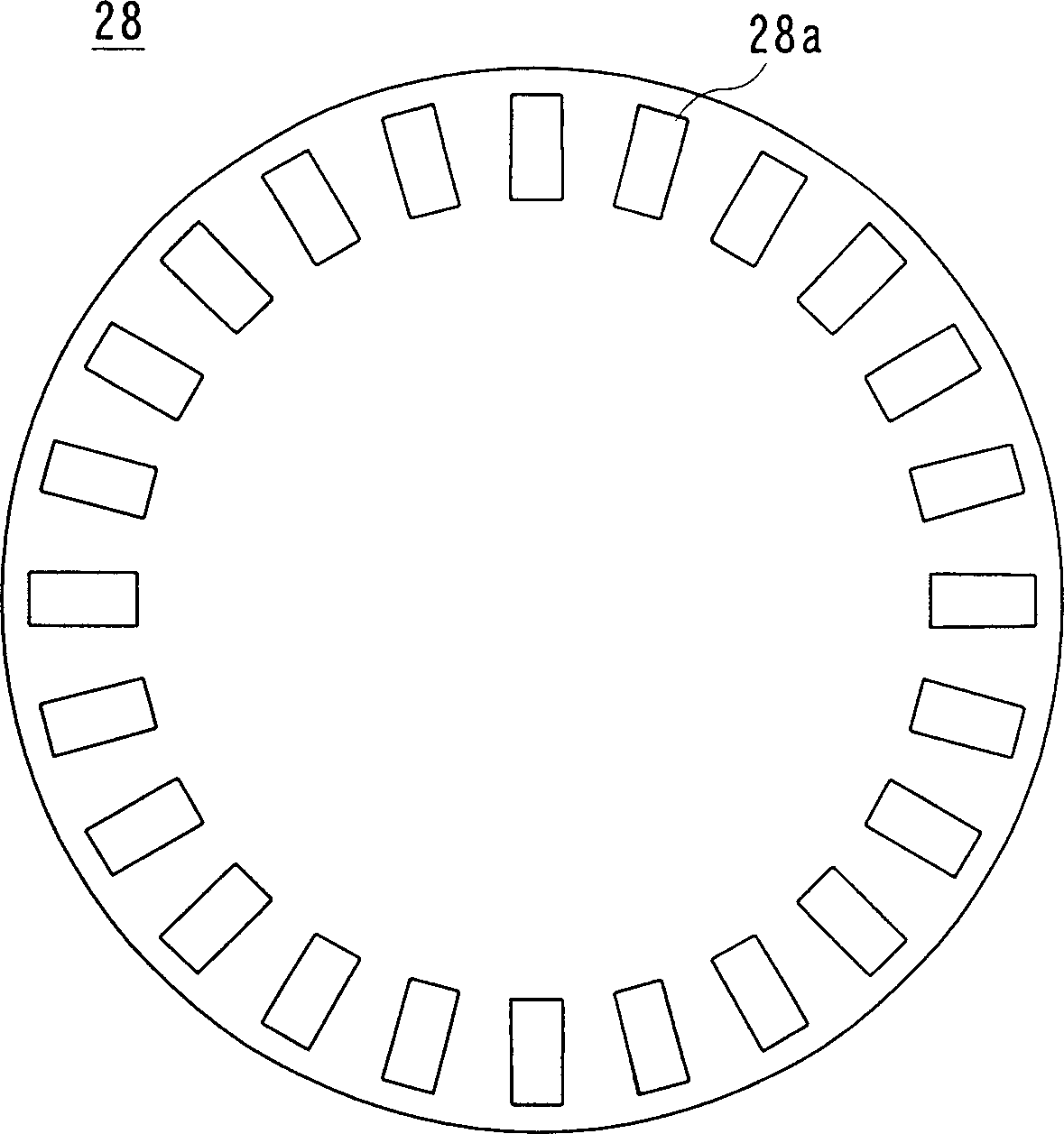 Disc apparatus and thread-moving method therefor