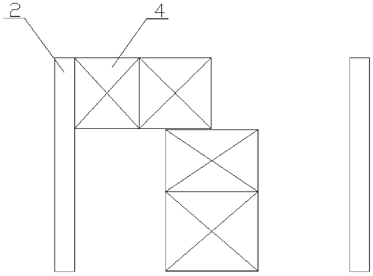 Method for assembling large-span steel frame by utilizing temporary supporting bed jig