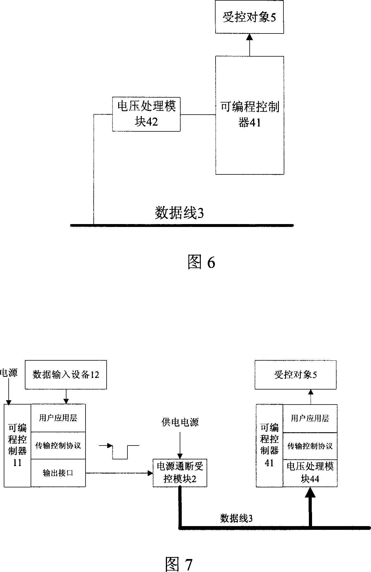 Power on-off data communication method, system and lamp series applying the system