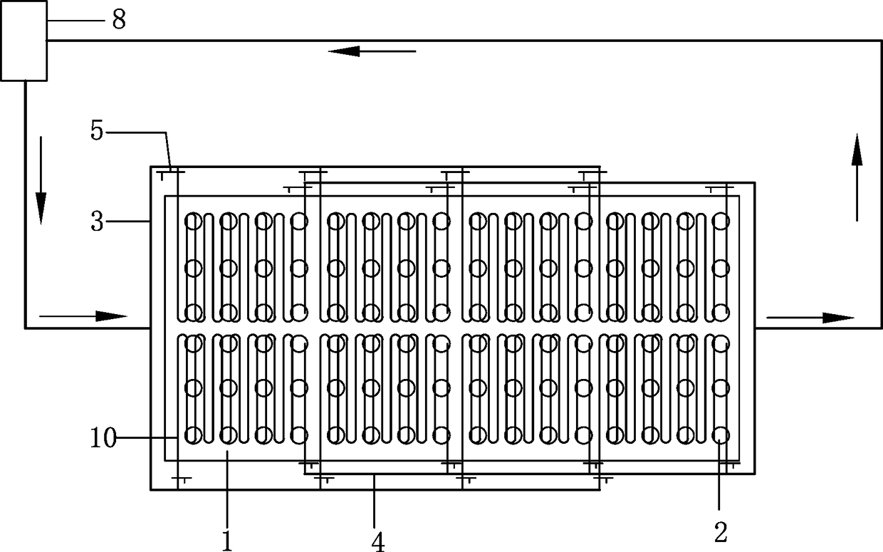 An energy harvesting and energy storage device based on piled raft foundation