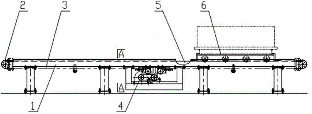 Model bottom plate and sand box transfer device