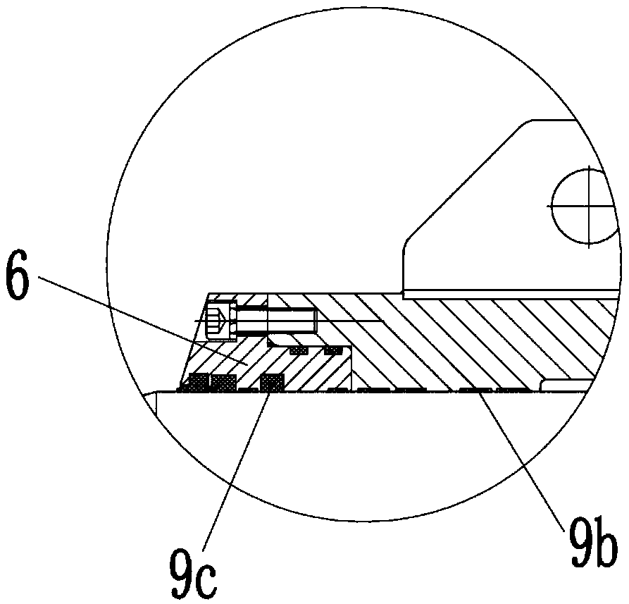 Casting oil cylinder