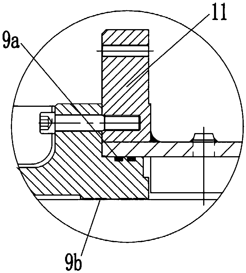 Casting oil cylinder