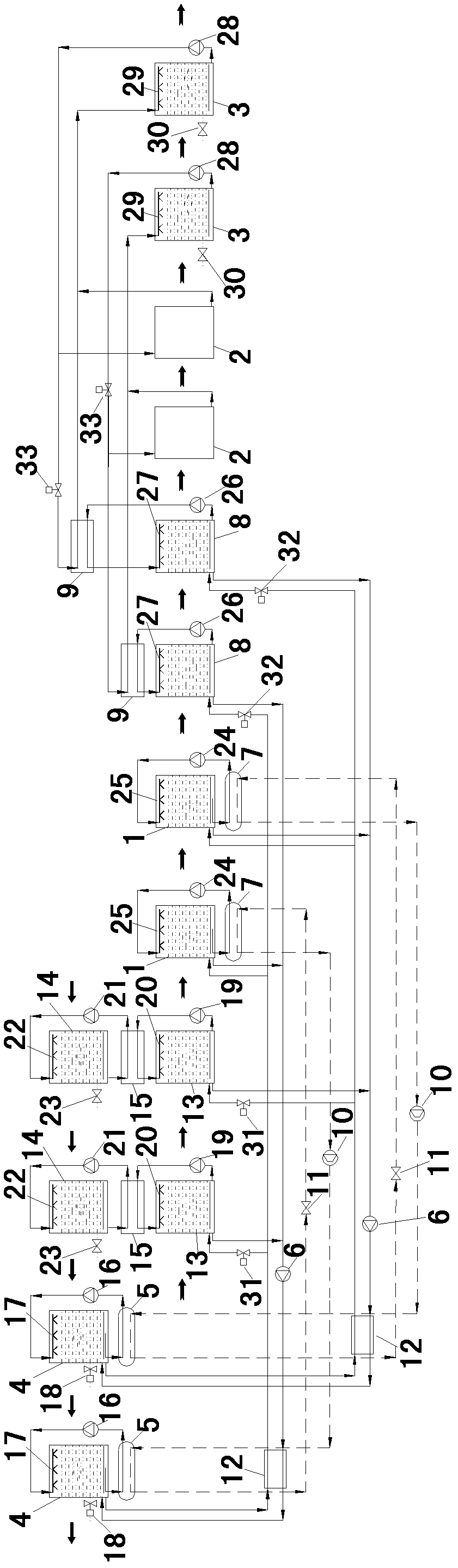 Fresh air handling unit with integrated functions of dehumidification and evaporative cooling and air treatment method of fresh air handling unit