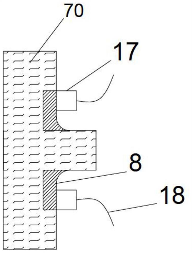 A device for measuring the impact force of tow and airflow during flash spinning