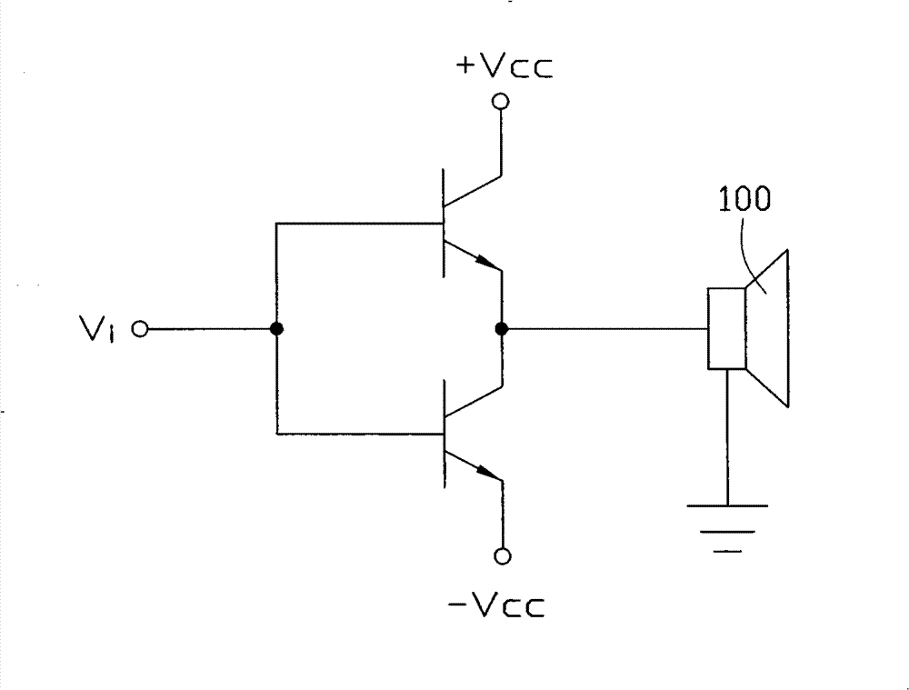 Power amplification circuit and thermally induced sound-producing device with power amplification circuit