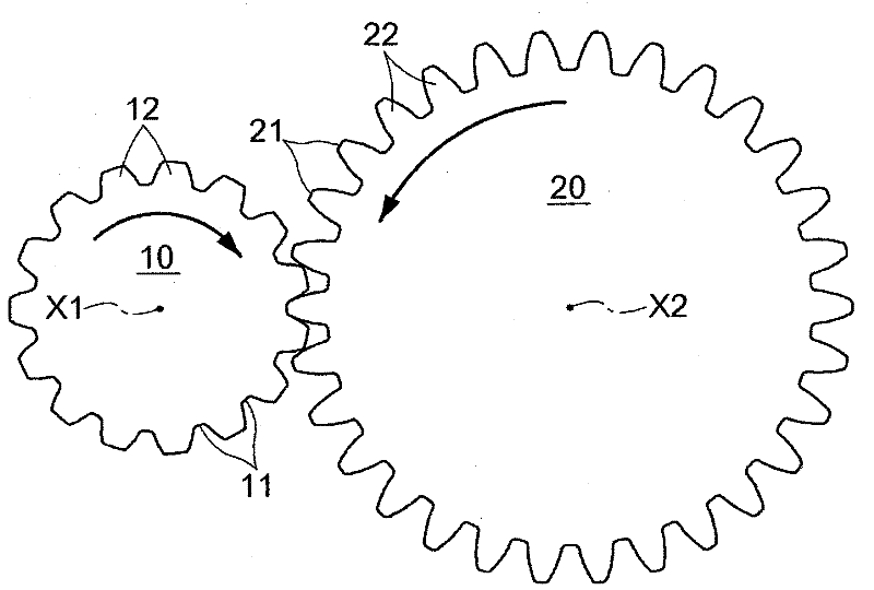 Form rolling method for involute gear
