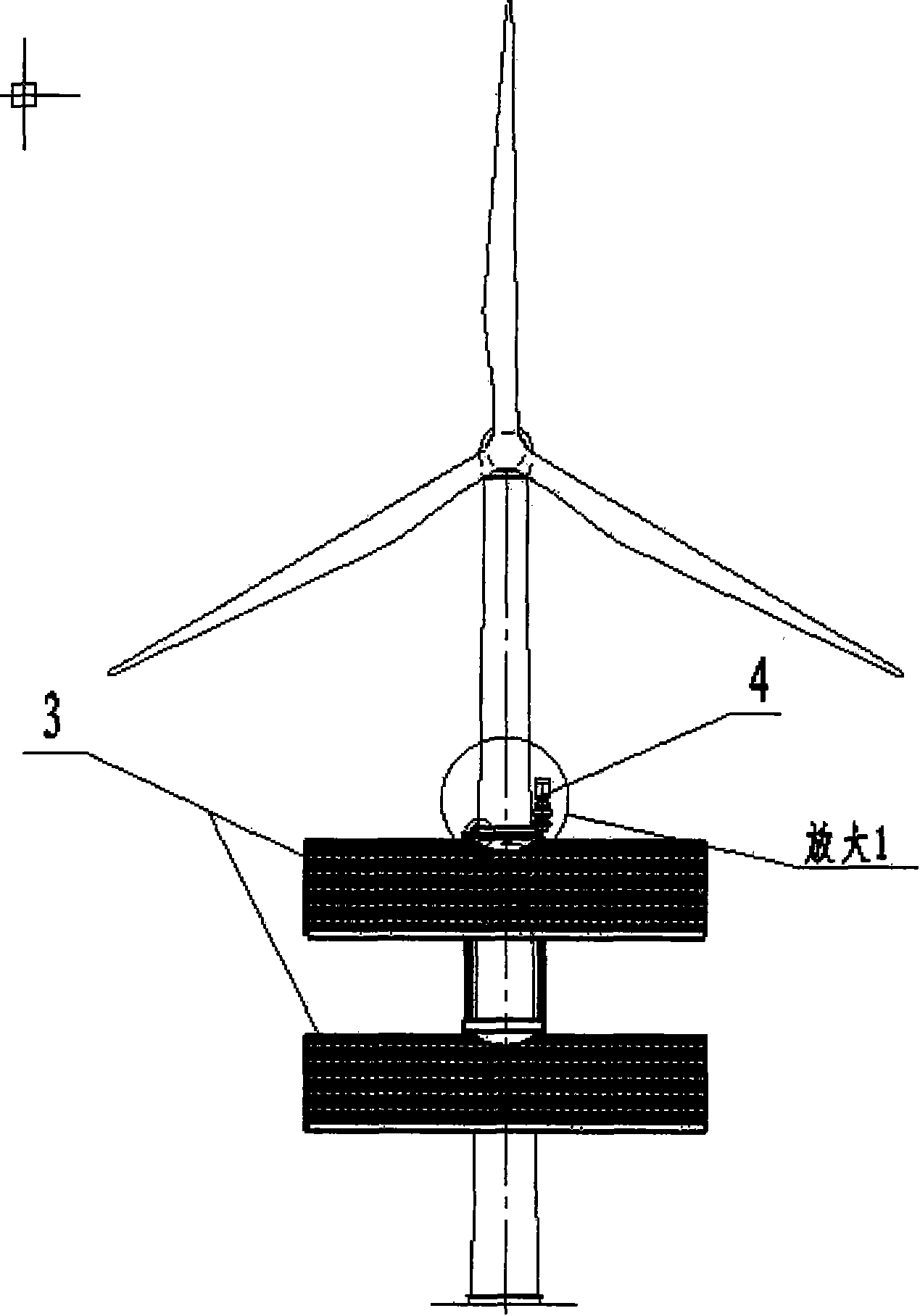 Solar energy and wind-powered generating field grid-connected generating system