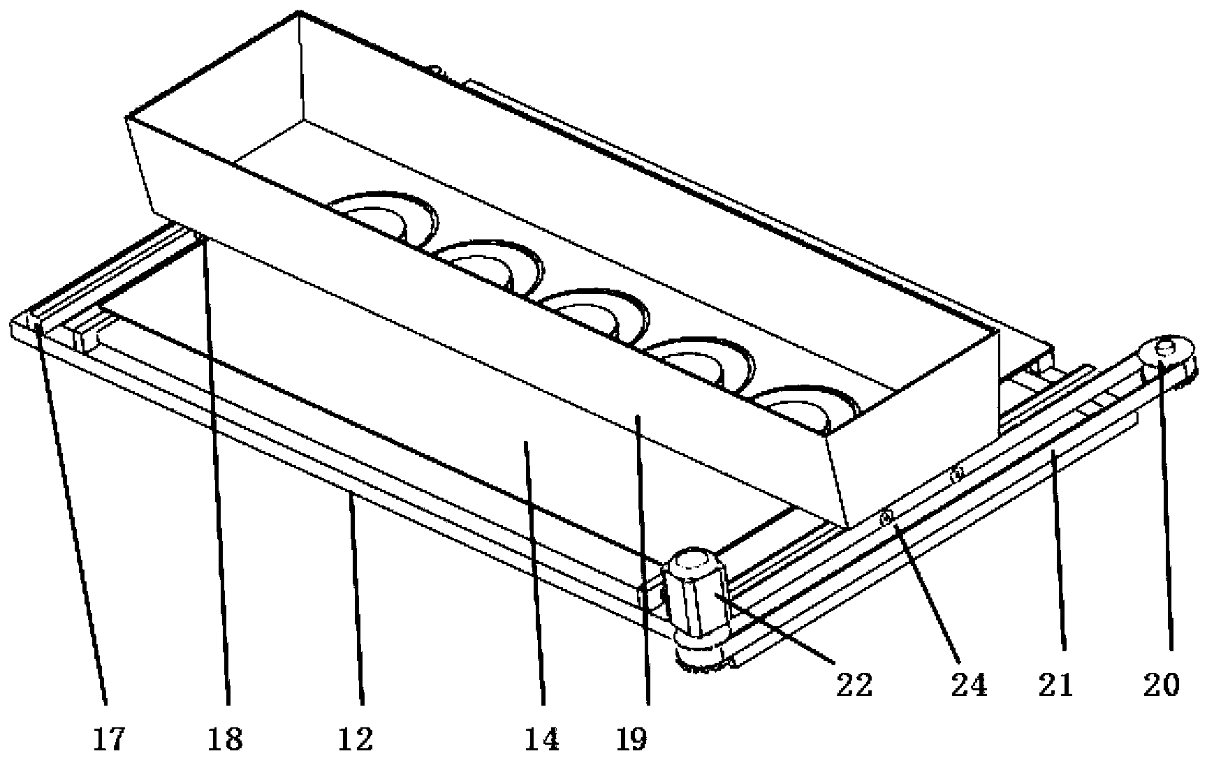 Earthing device for transplantation of potted flowers
