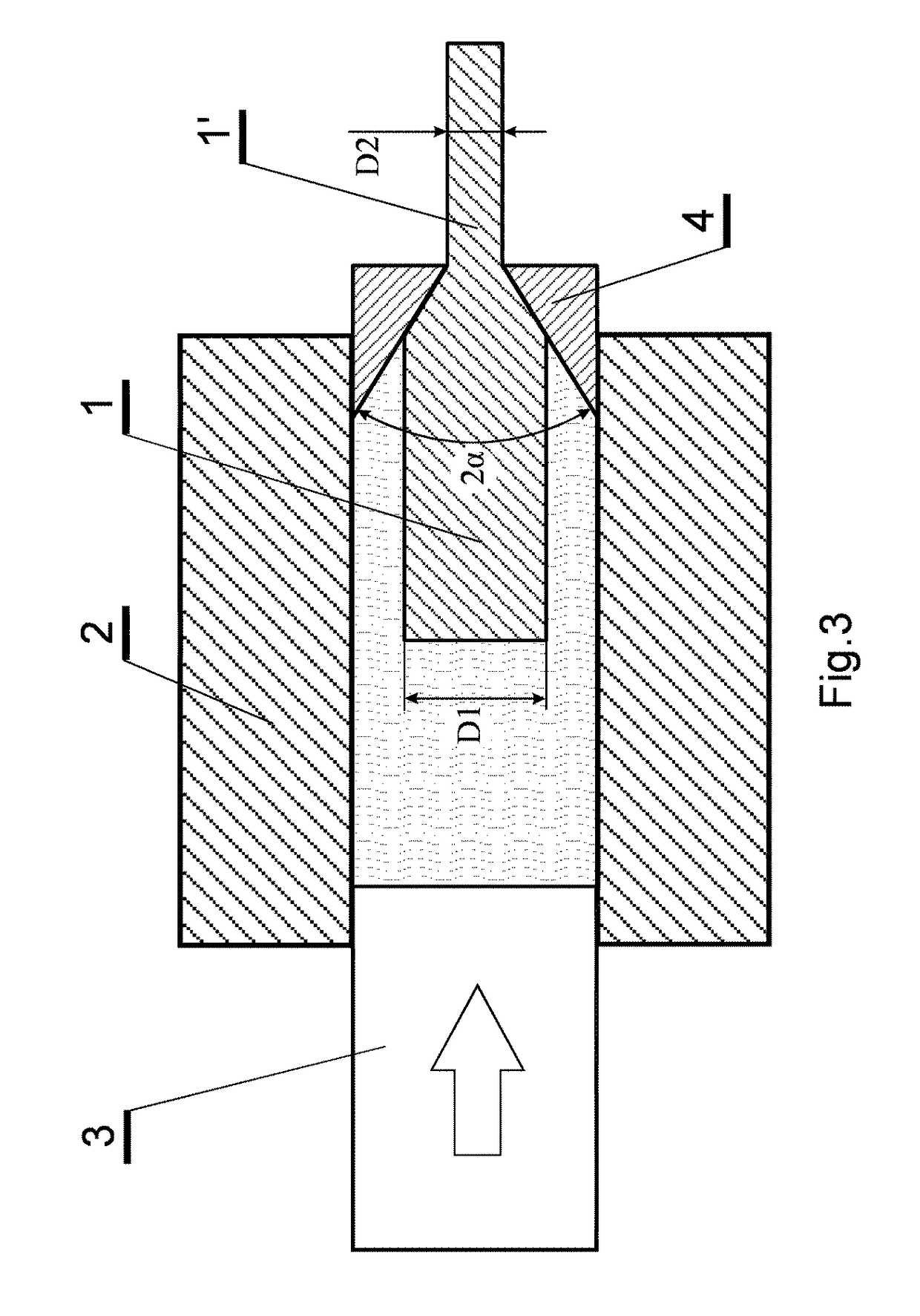 Method of fabrication of nanocrystalline titanium, in particular for medical implants, and titanium medical implant