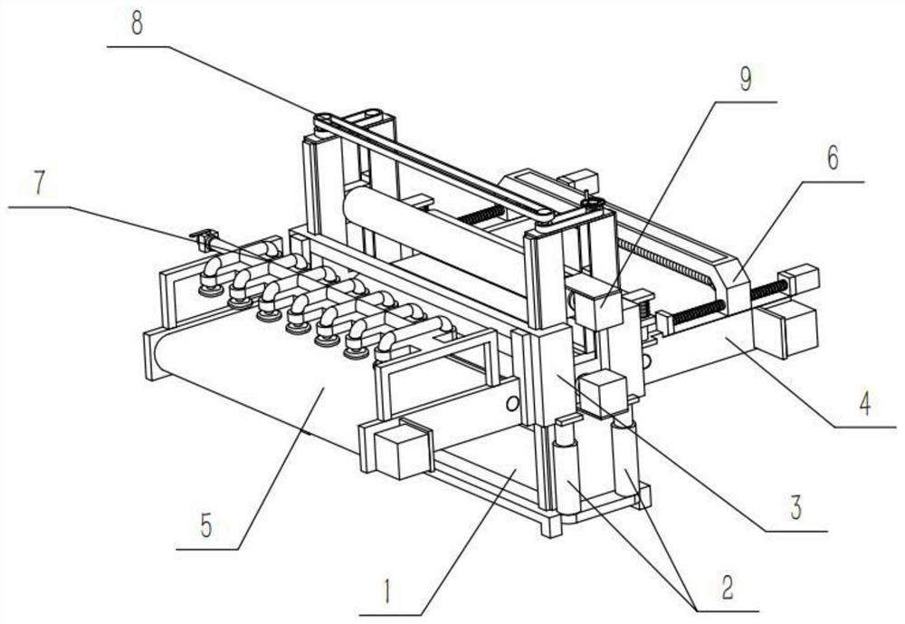 Automatic iron sheet indenting machine