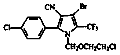 Insecticide composition containing chlorine chlorfenapyr and pirimicarb