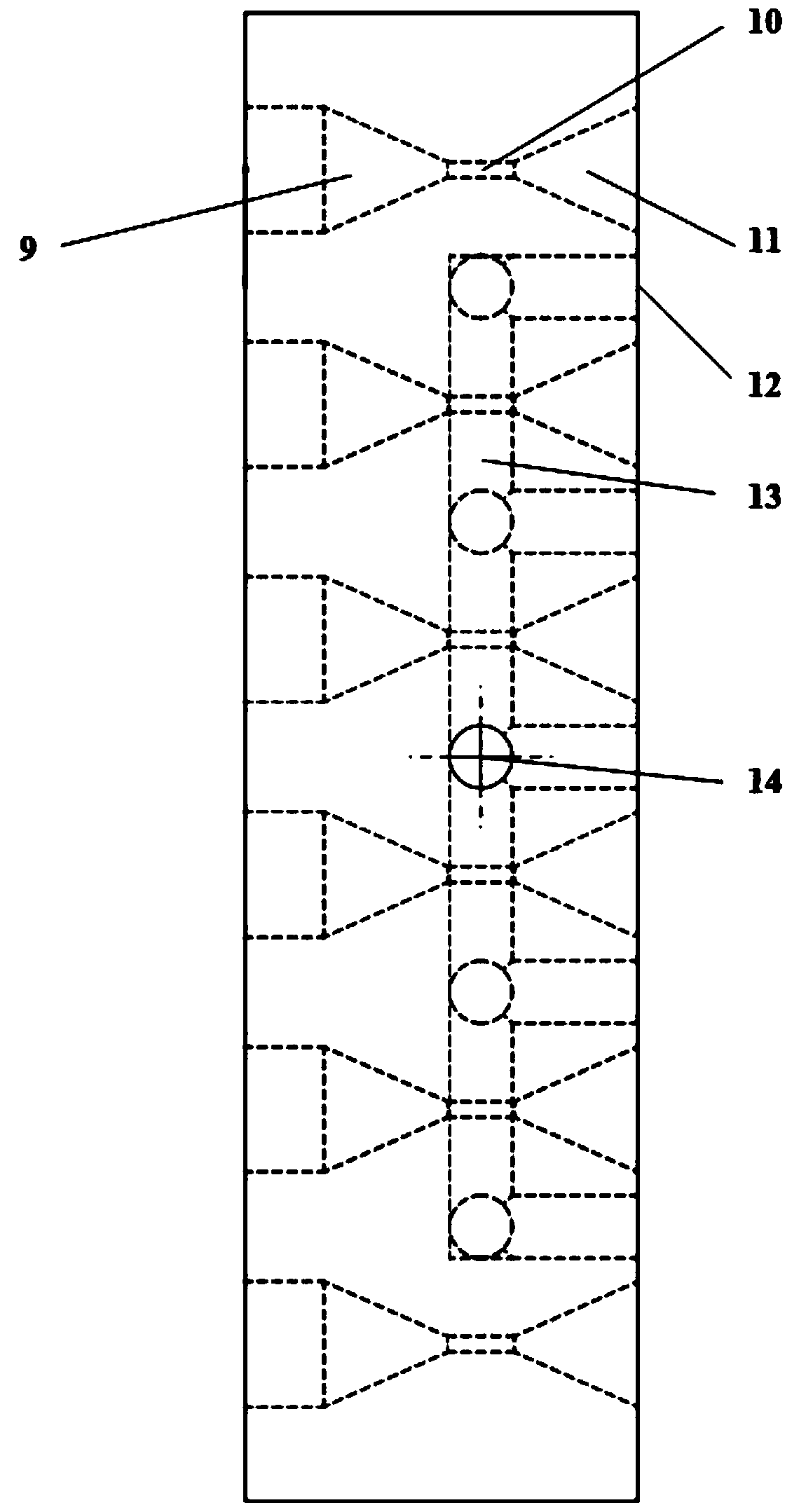 Material separation heat balance direct methanol fuel cell and working method thereof