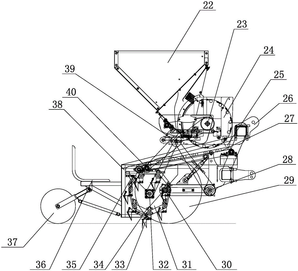 Semi-automatic garlic planter