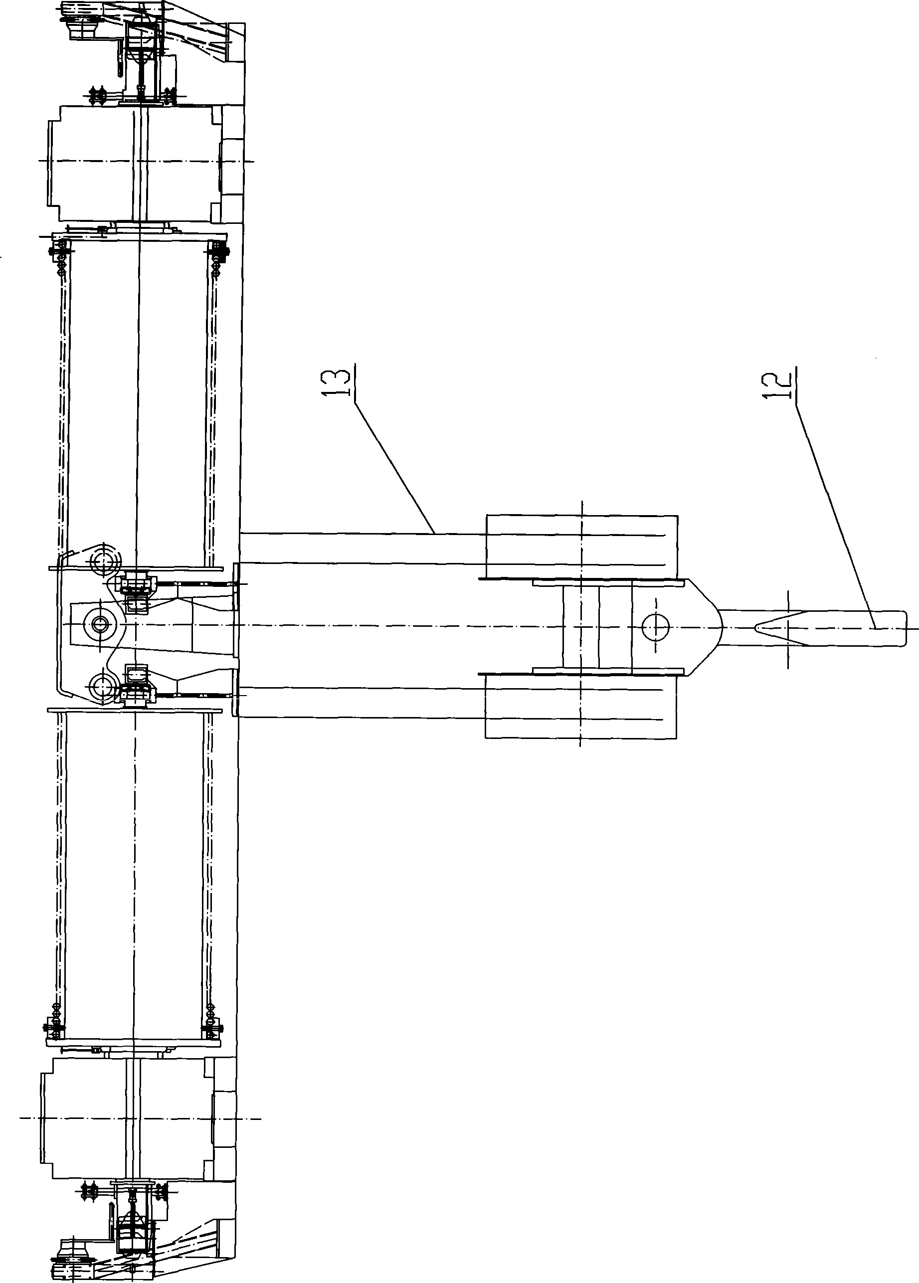 Hoisting mechanism for crane