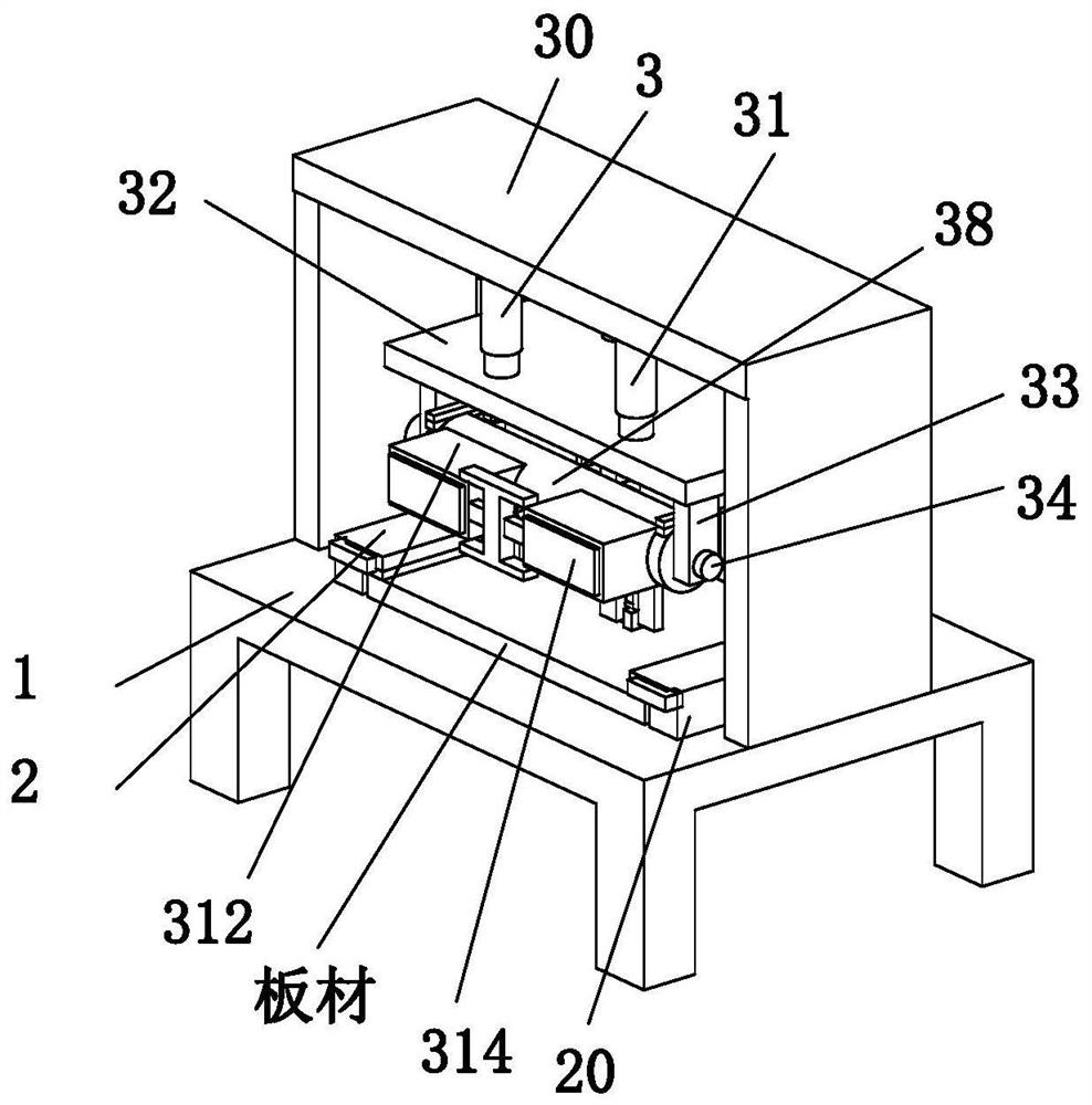 Multi-stage machining and forming equipment for curtain wall connecting piece