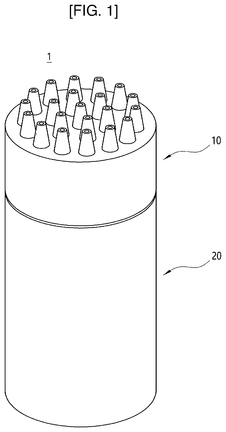 Cap for scalp care container capable of applying liquid