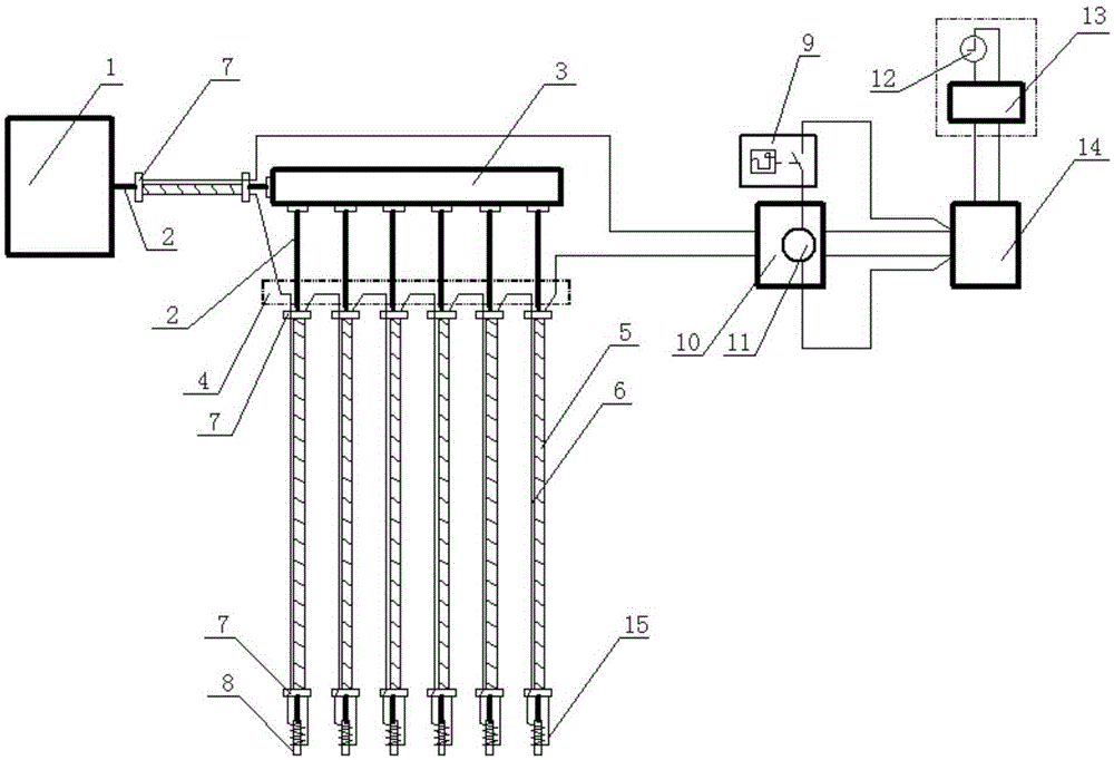 A heating system for centralized lubrication pipeline and its application method
