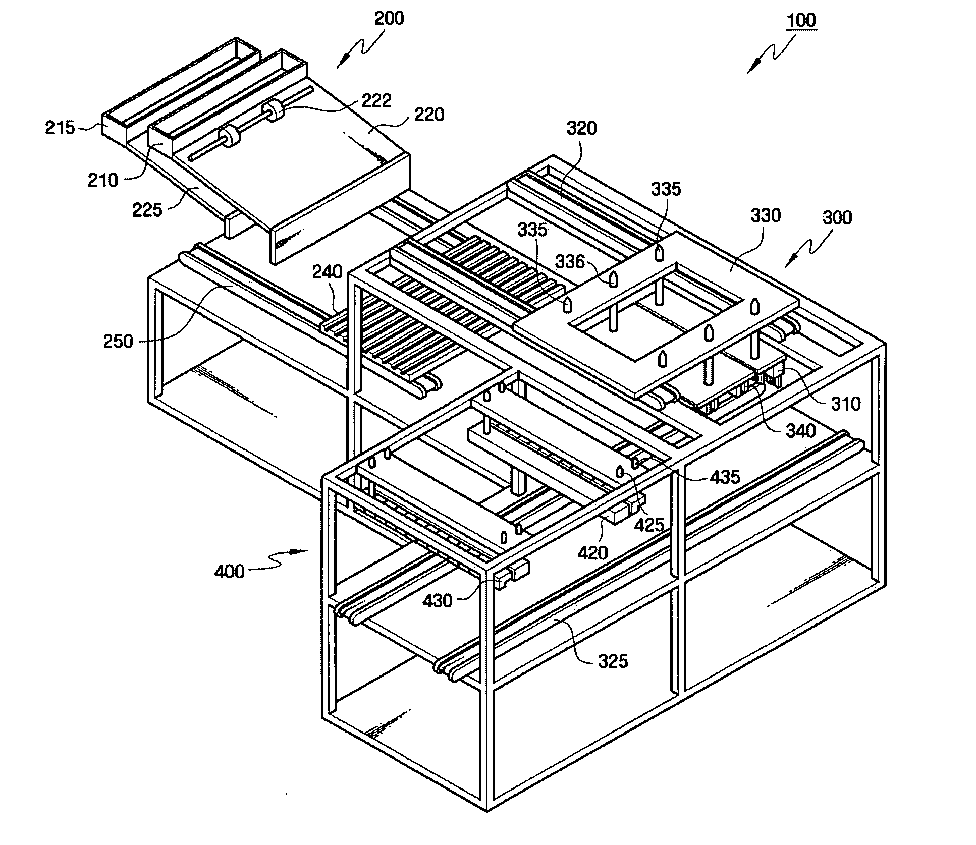 Apparatus for assembling lamps and method of assembling lamps using the same