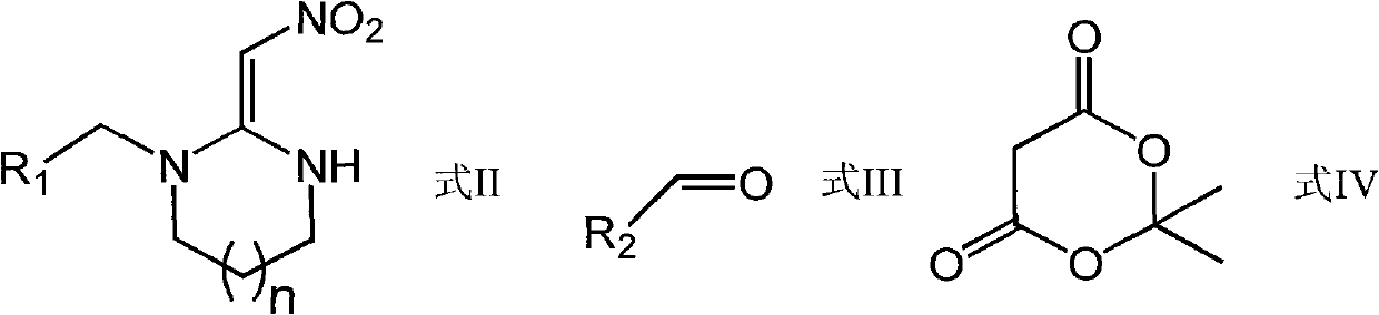 Tetrahydropyridone 1,3-diazacyclo cis-neonicotine compounds as well as preparation method and applications thereof