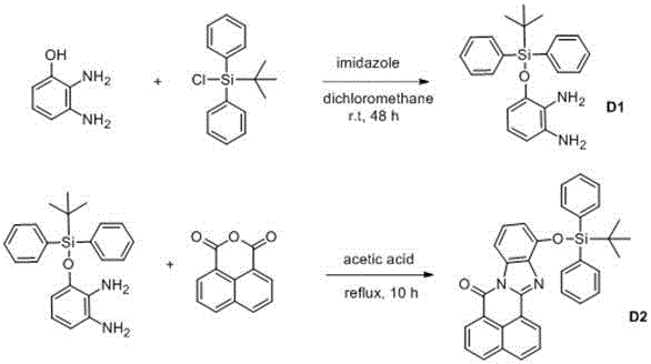 Preparation method and application of benzimidazobenzisoquinolinone silyl ether