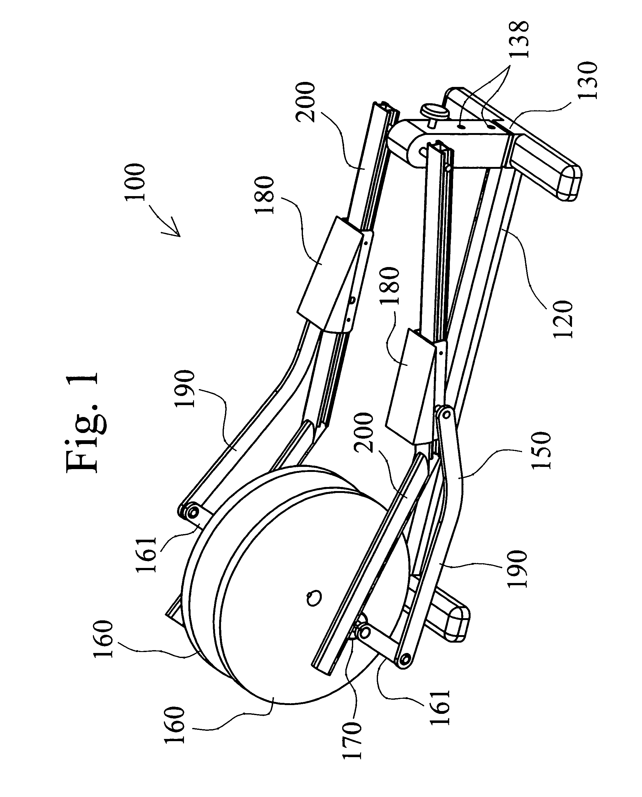 Elliptical exercise methods and apparatus