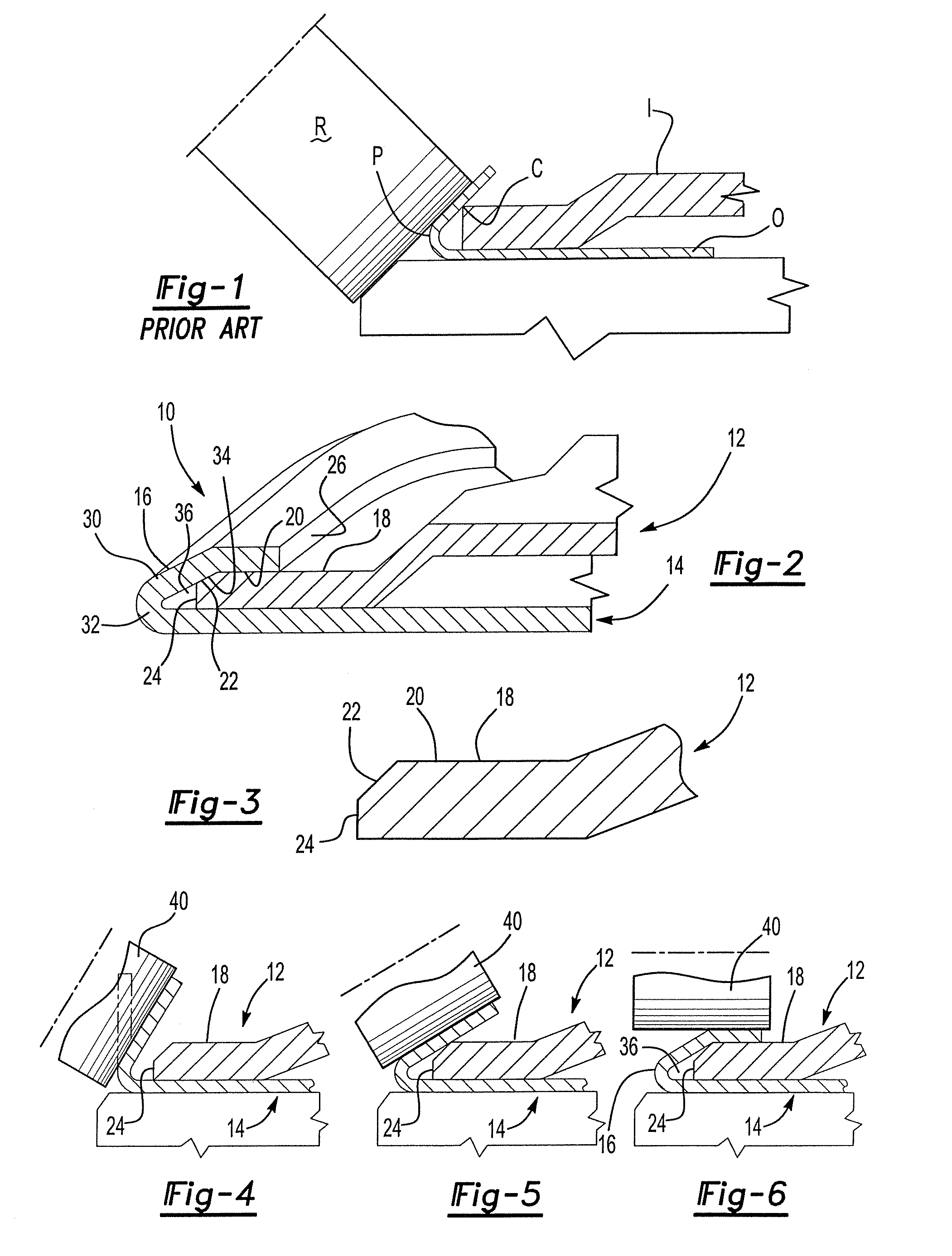 Sheet metal hem and hem forming process