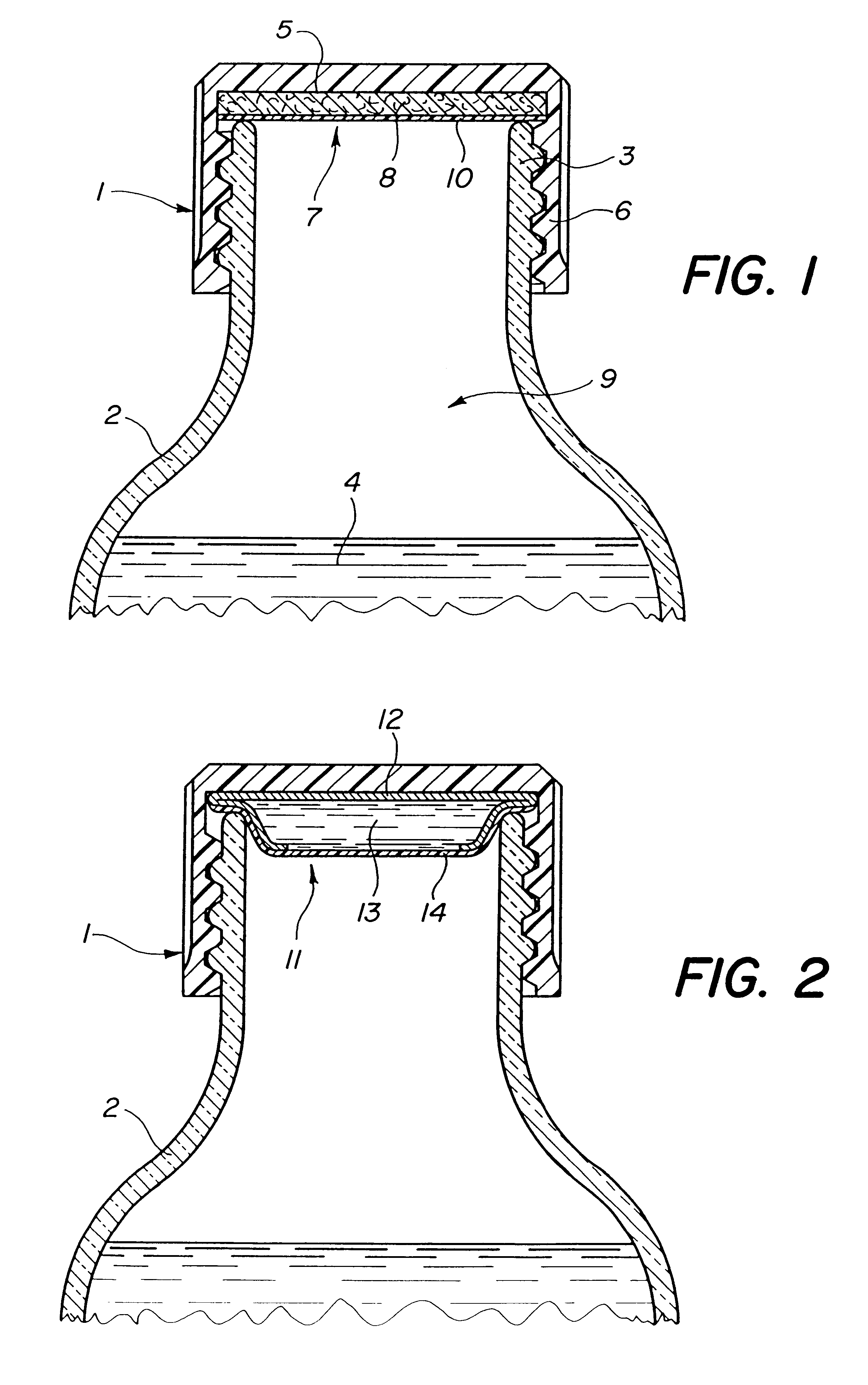 Perfuming device for perfuming the headspace of a container