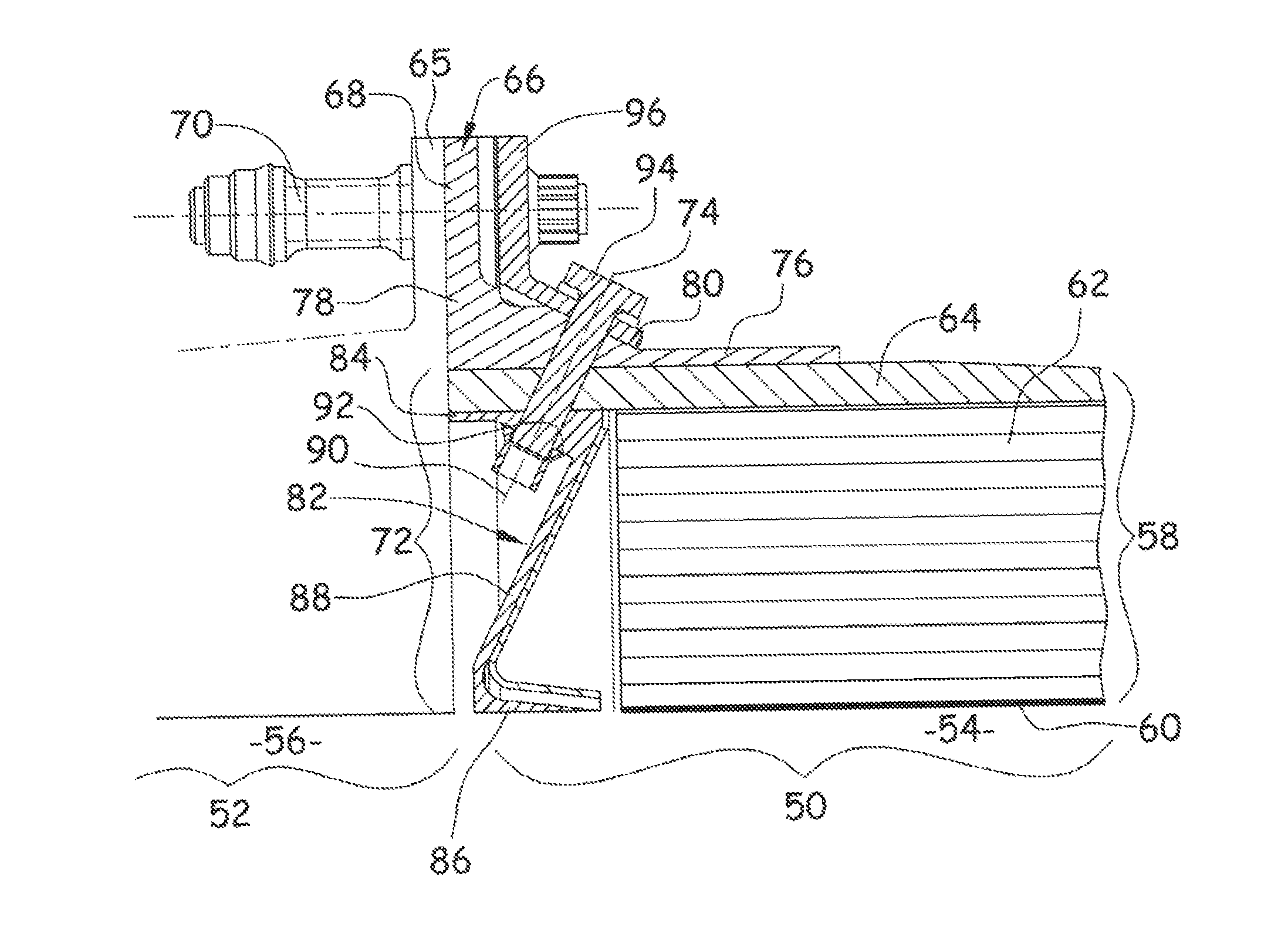 Device for connecting an air inlet with an aircraft nacelle actuator assembly