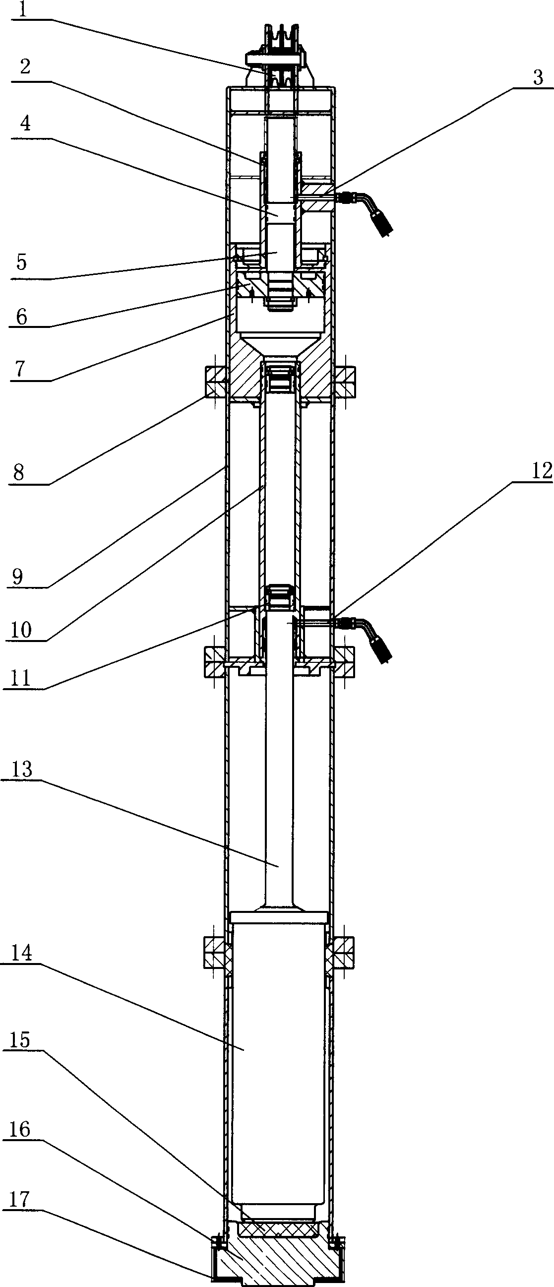 Hydraulic pile-ramming hammer
