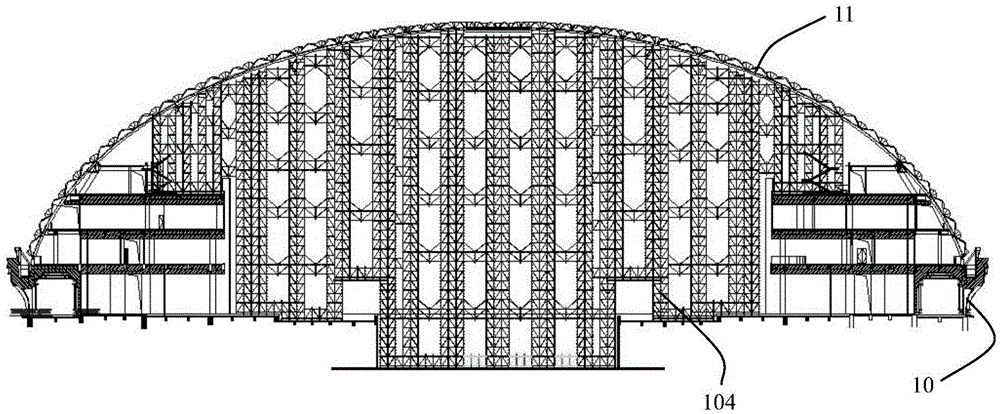 Construction method of long-span ellipsoidal aluminum alloy dome structure