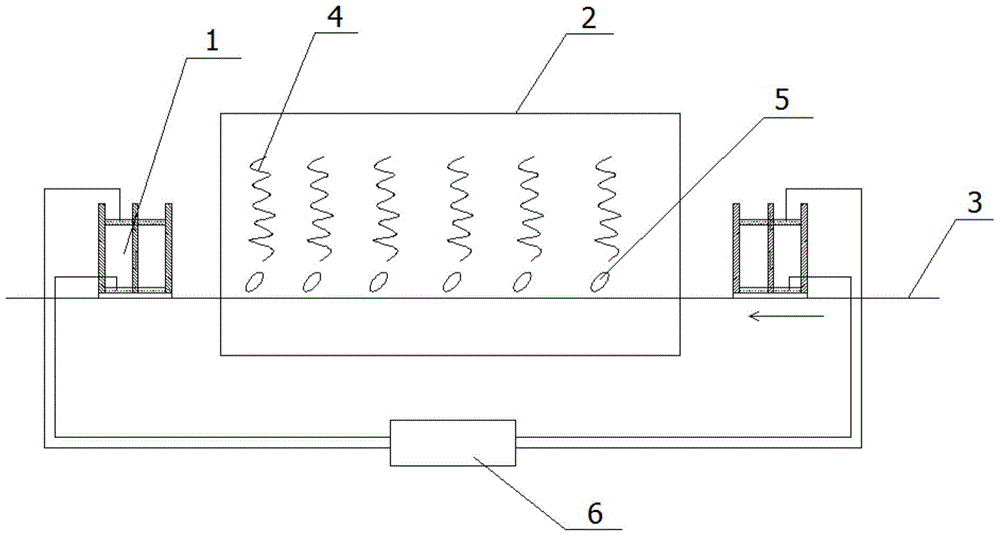 Mass production device and method for rapidly improving light-induced attenuation of p-type crystalline silicon cells