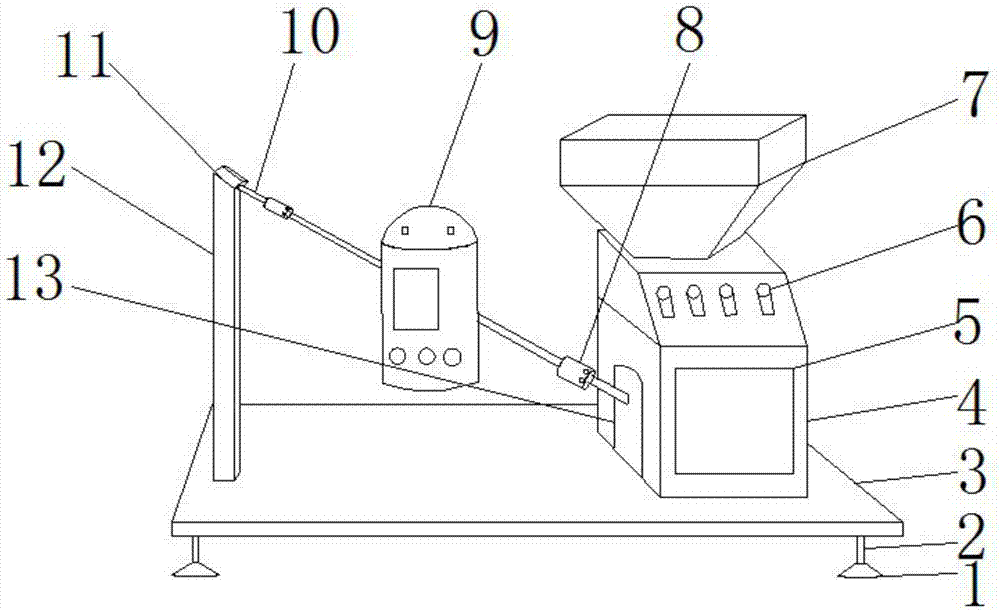 Food vacuum packaging device