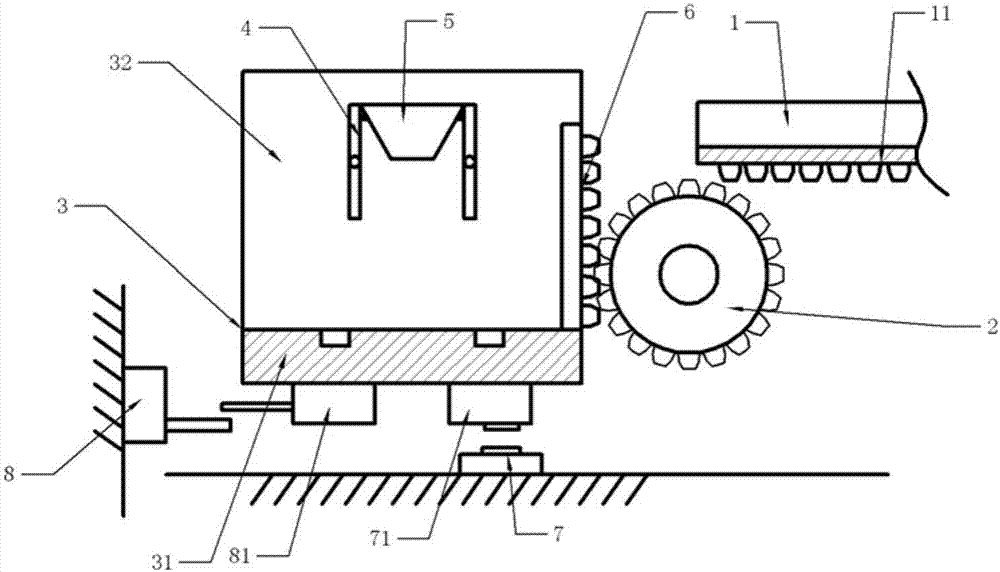 Engine connecting rod small-end copper bush press-fitting device