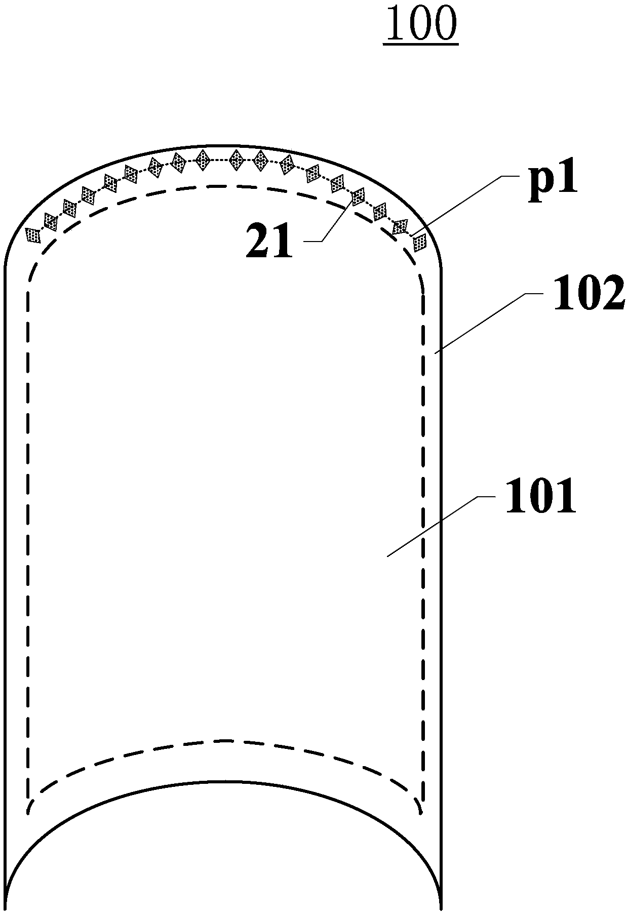 Curved surface display panel, and stress detecting and voltage adjusting method thereof