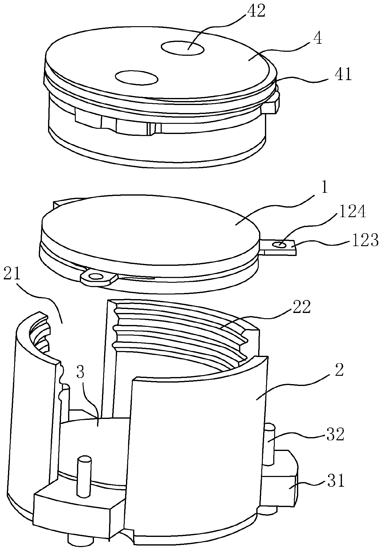 Central conductor assembly, circulator and isolator